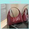 Punk Color Solid Style Rivet Bag Women Large Storage Material Design Travel Bags