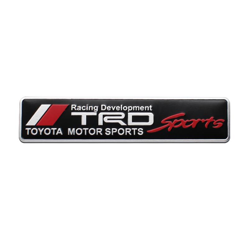 Car Styling 3D Aluminum Logo Stickers Decals For Toyota Hilux Aygo Yaris Corolla Rav4 CHR Auris Cruiser Badge Emblem Decoration