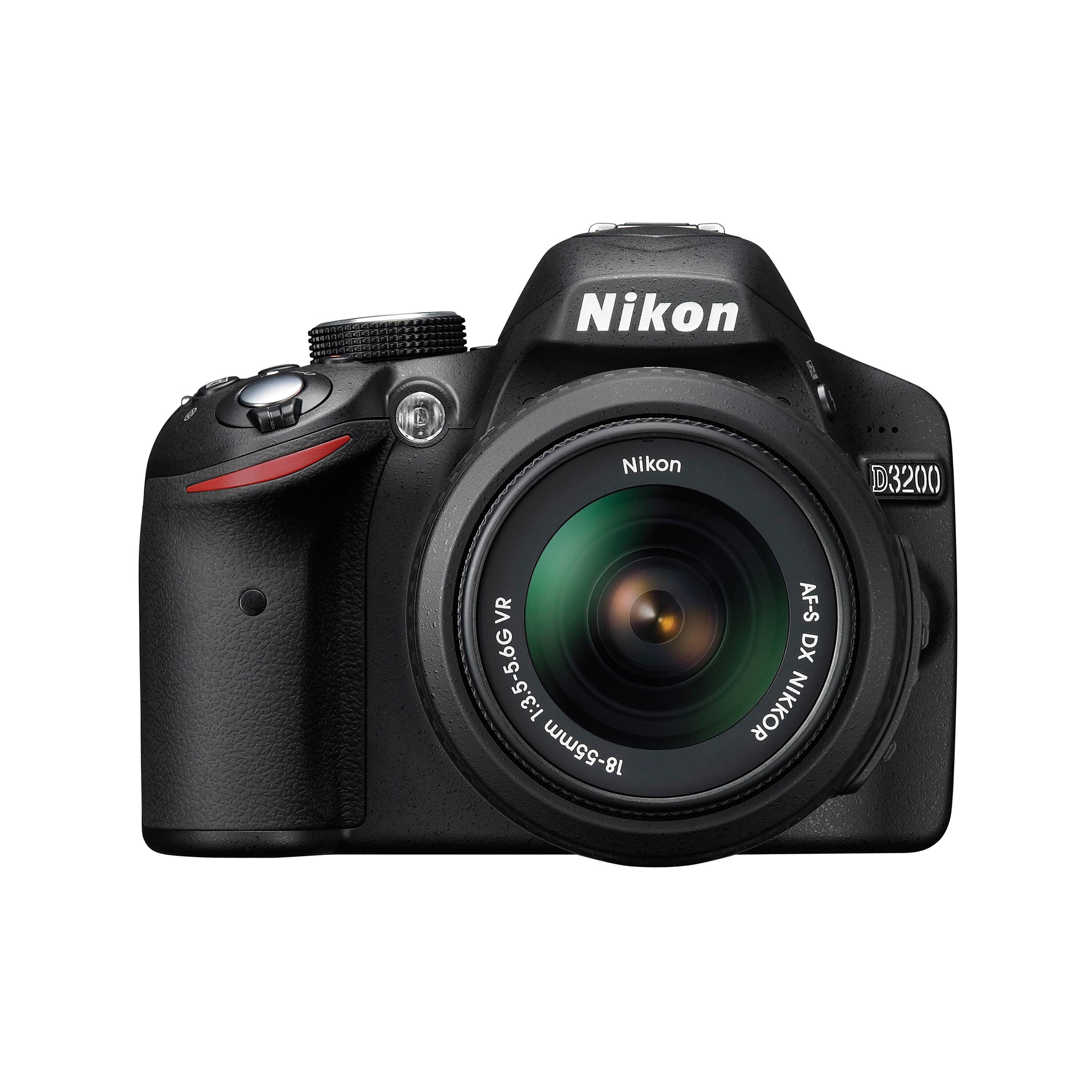 

Nikon D3200 DSLR Camera + AF-S DX 18-55mm f/3.5-5.6G VR Zoom Lens чорний