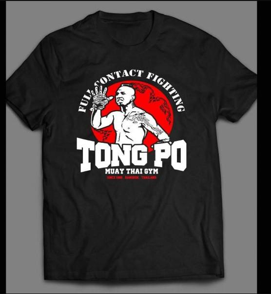 Футболка unisex для кикбоксера Tong Po Fighter, полный размер, 8D899 XXXL