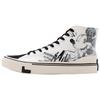 New Disney X LiNing Anti Slip And Wear Resistant Balance High Top Canvas Shoes Men's Black White AGCQ281-1