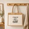 Sac cabas - PLANETEE - J'peux pas minimaliste - Toile de jute &amp; coton - Thème astral - 21 L (43×33×21 cm)