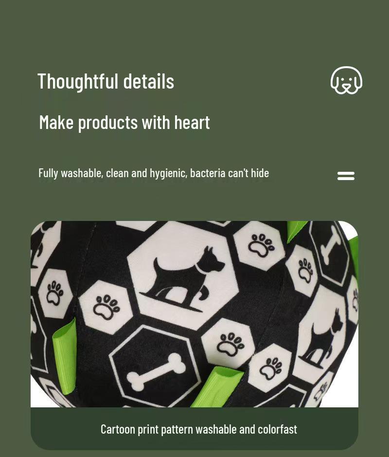 Self-Entertainment Bite-Resistant Dog Toy Ball for Collies, Labradors, Corgis & More
