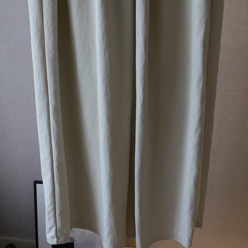 [Bi Zheng] 2025 Early Spring Women's Korean Style Loose Wide-Leg Elastic Waist Casual Pants