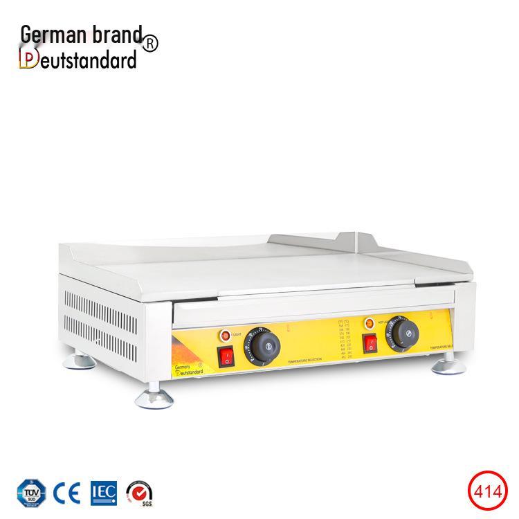 Dual Electric Griddle & Teppanyaki Grill: Pancake, Squid, Steak BBQ Machine