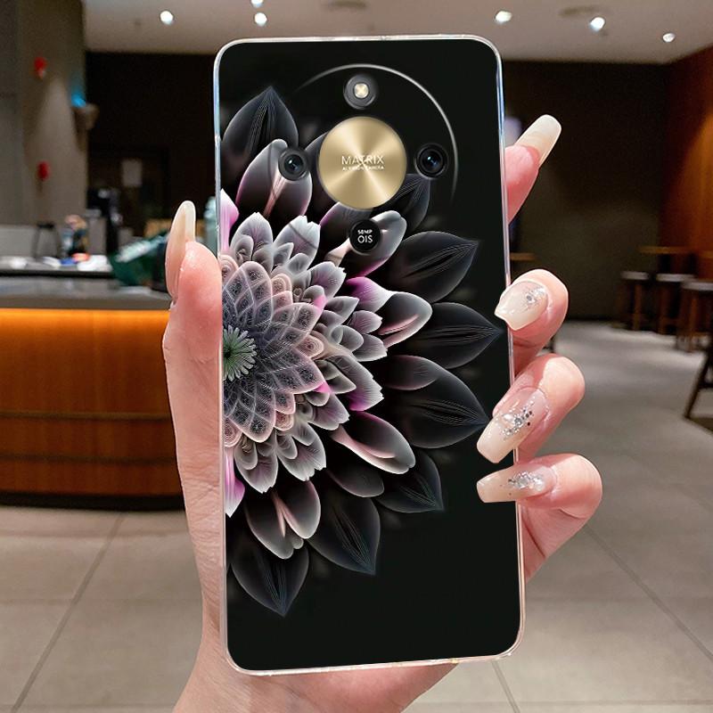 Casing For Honor X9D 5G Aesthetic Luxury Dragon Cute Cool Boys Girls Soft Silicone Phone Case Back Cover Transparent TPU Shell