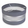 Modern Lampshade 35Cm Chrome Strip Choice Of 8 Colors