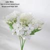 Peony & Daisy Silk Bouquet: 7-Fork Faux Flowers for Home Decoration