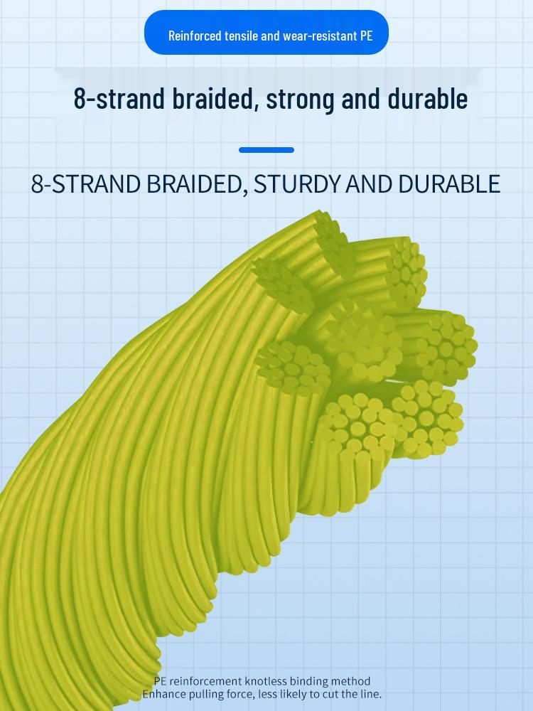 PE Festival Fishing Rod Connector: Reinforced Knot for Rod Tip and Main Line