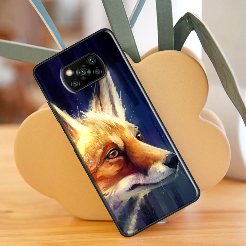 

Акварельная картина с лисой для POCO X3 Pro X3 GT F3 M3 M4 Pro, чехол для Xiaomi Mi 11 Lite Mi 11T Pro 10T, задняя крышка Mi 9Lite