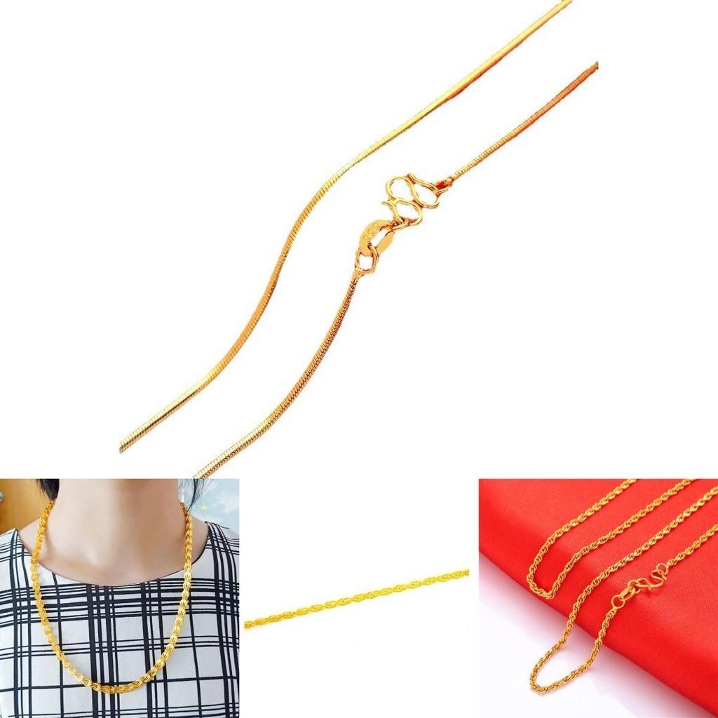 Messing Vergoldete Halskette Trendiges Wasserwellen-Design Geschenk für Alle**