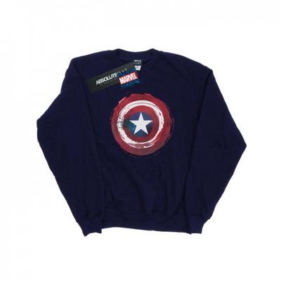 Mens Captain America Splatter Shield Sweatshirt