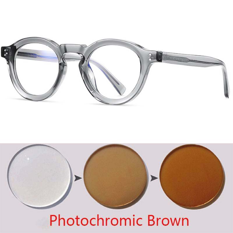 

Round Glasses Men Women Myopia Eyeglasses Students Short Sight Eyewear 0 -0.5 -1 -1.25 -1.5 -1.75 -2.0 To -6 Myopia -600