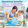 Magnetic Building Blocks Magnet Cube Set For Boy Girl Kid Diy Model Children Stem Montessori Sensory Toys Gift