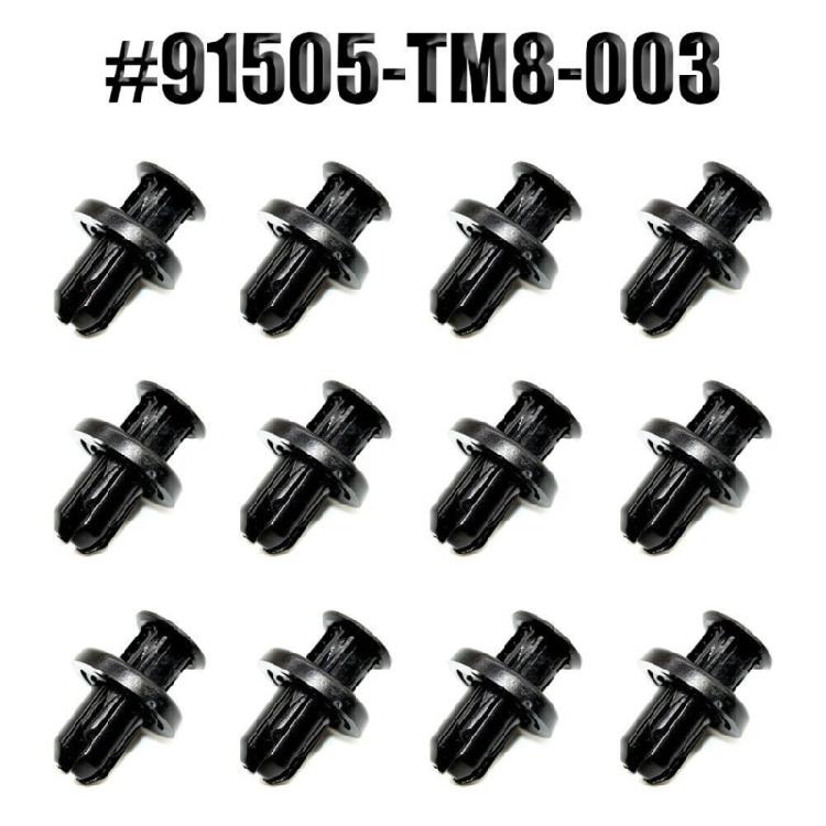 Vehicle Bumper Fastening Clips Strong Plastic Retainers 91505TM8003 Automotive Retainer Clip set for Automotive