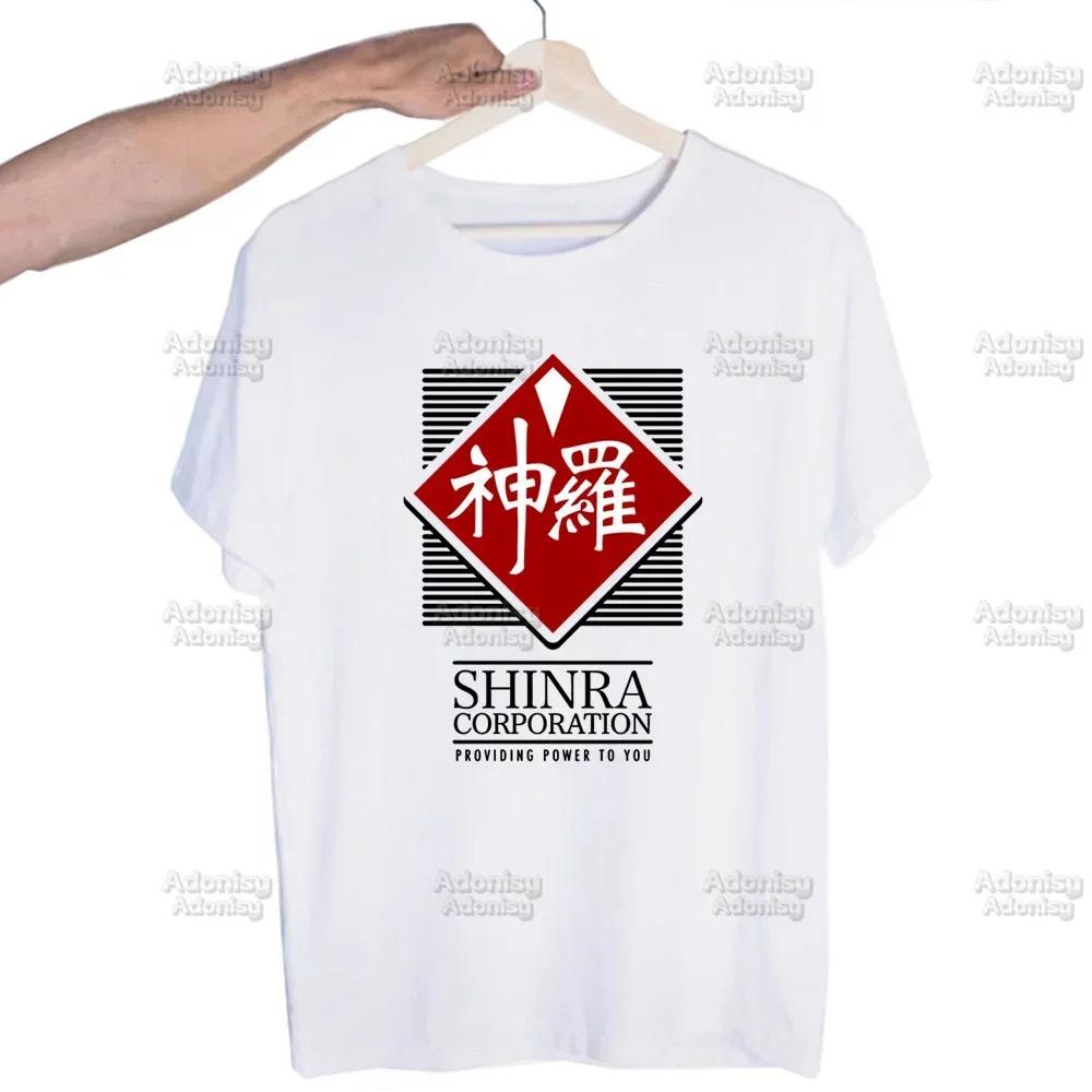 Final Fantasy 7 Fan Art Harajuku Men's Tshirt Printed Unisex Short Sleeve T-shirt Cool Cartoon Casual Male Streetwear Tops