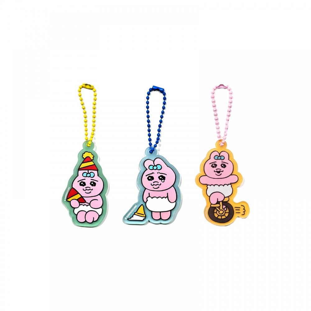 Акриловый брелок Opanchu Usagi   02 A.GREEN