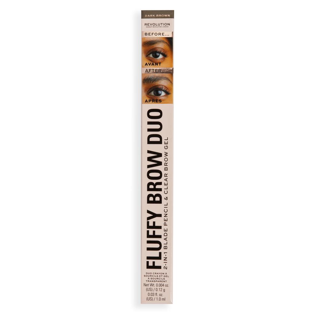 Revolution Eyebrow Pencil + Fluffy Brow Gel 2in1
