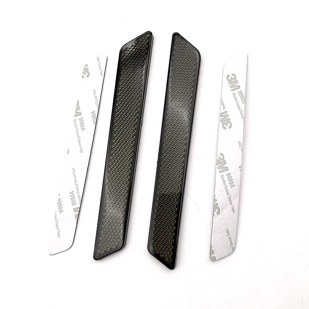 

Front Fork Leg Reflector Saddlebag Cover Sticker Safety Warning For Harley Touring Street Glide Road King FLT/FLHT 2014-2025 чорний