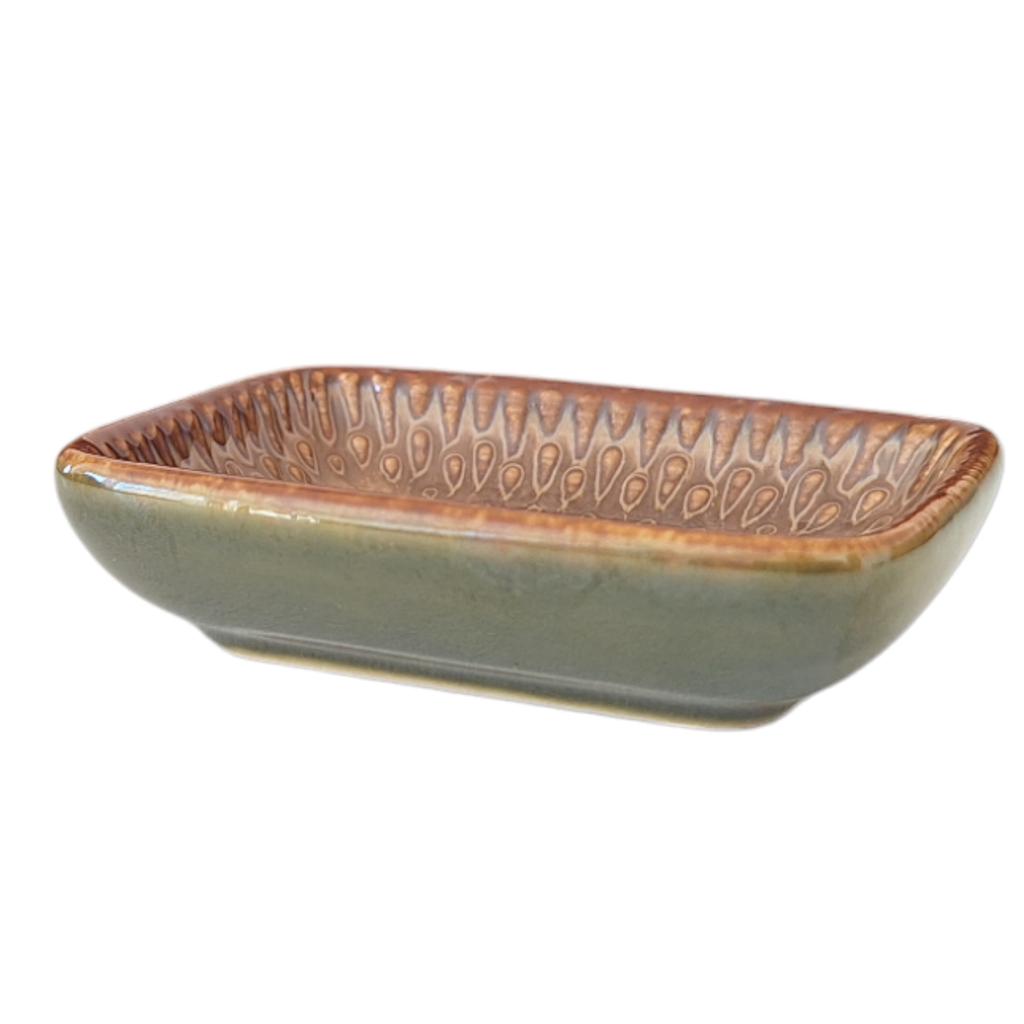 Bowl Container For Dip Sauce Rectangular Ceramic Sauce Boat 30Ml
