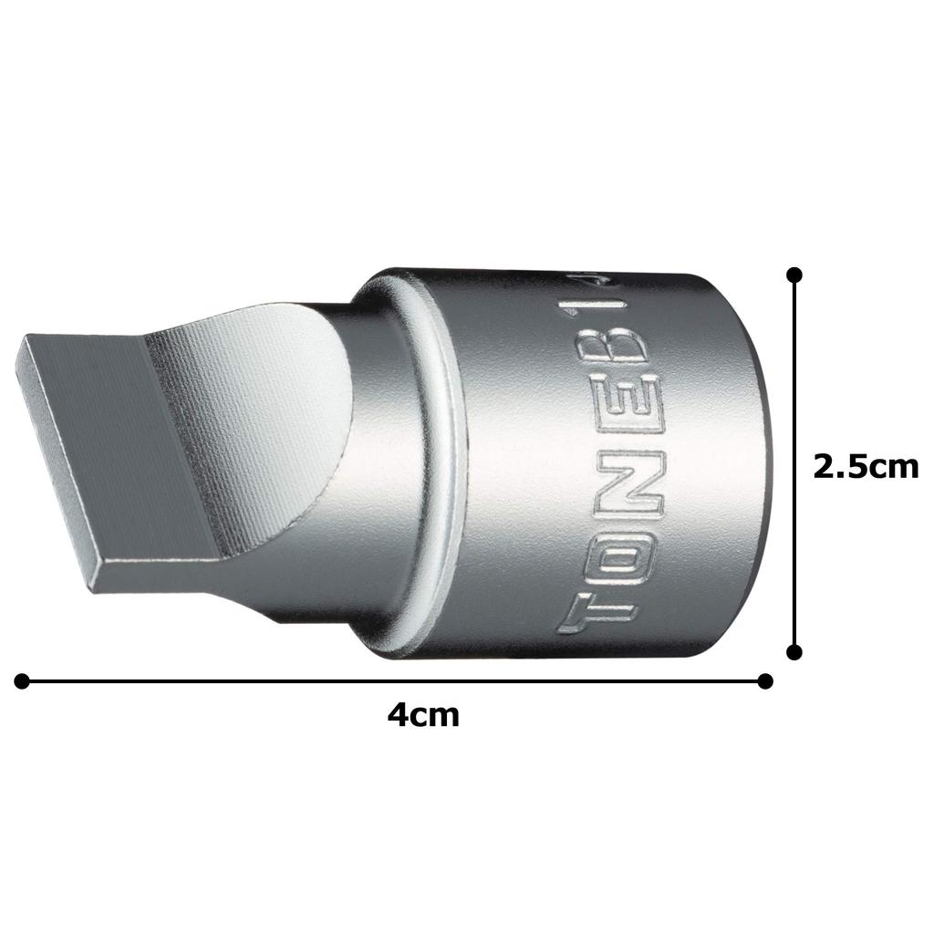 TONE Driver Socket x B1, 12.7mm (1/2") Drive, 2.8" 18.6" (Slotted)