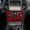 Real Soft Carbon Fiber Sticker For Chrysler 300 300C 2011 2012 2013 2014 LHD RHD Car Central AC Knob Panel Interior Accessories