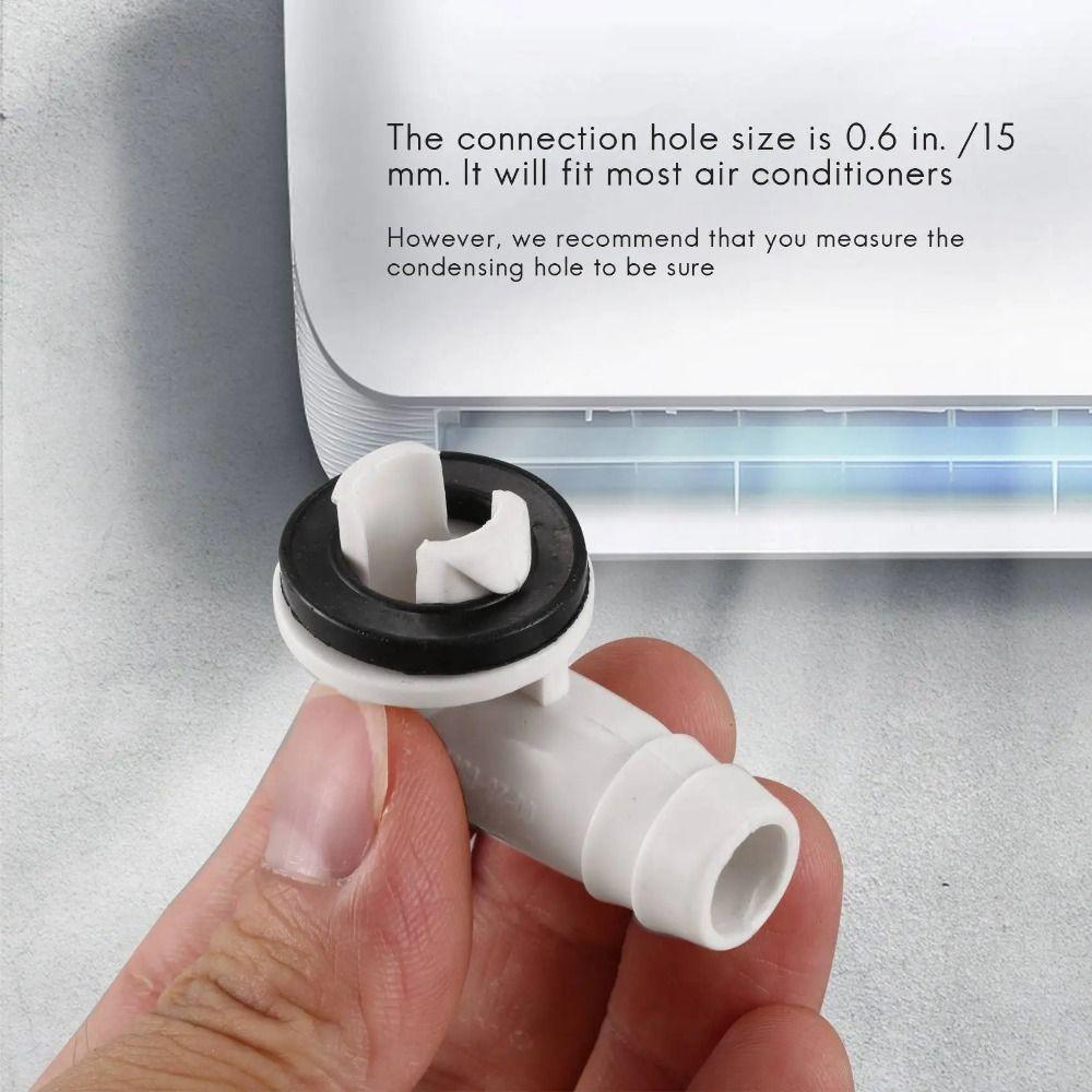 1Pcs Pipe Fittings AC Drain Hose with Rubber Ring Elbow Rubber Ring Kit