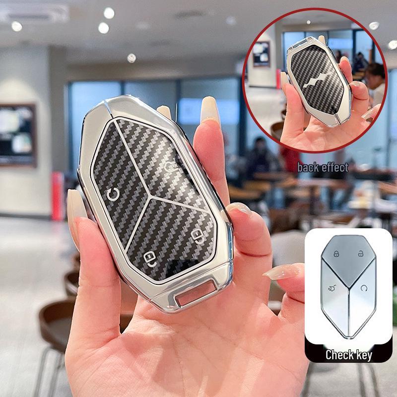 

BYD Fangchengbao 5/8 Key Case: Premium Metal Shell for Baowo, Baowu, Baobao, Titanium 3 Cars