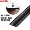 NAIERDI 800mm Aluminum Alloy Long Furniture Handles Black Hidden Cabinet Handle Cupboard Pulls Drawer Knobs Door Hardware