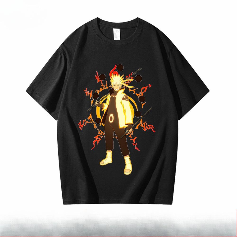 Naruto Team 7 Graphic TShirt for Men Women Kids Oversized Cotton Anime Tee Harajuku Streetwear Summer Short Sleeve