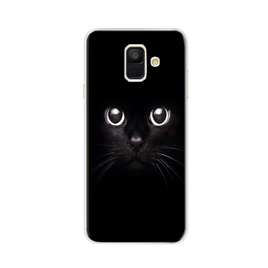 Case For Samsung Galaxy A6 2018 Transparent Cartoon Soft TPU Silicone Phone Cases Back Cover For Samsung Galaxy A6 A 6 Plus 2018