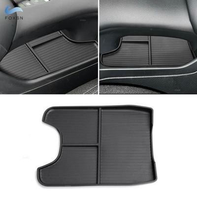 For Honda HRV HR-V ZRV ZR-V  2024 TPE Black Car Interior Stowing Tidying Center Console Lower Storage Tray Organizer Case