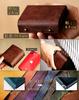 [IrideScent] Bi-fold Wallet for Men, Box-shaped Coin Purse, Italian Leather, Pueblo Leather, Mini Wallet, Compact, Small Wallet, Bi-fold, Box-shaped,