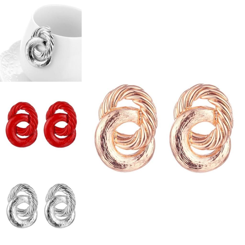 Stylish Geometric Alloy Hoop Earrings For Women Perfect For Any Occasion