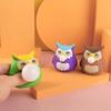 Creative Owl Spit Bubble Prank Cartoon Small Animal Decompression Vent Doll Toy Gift K35