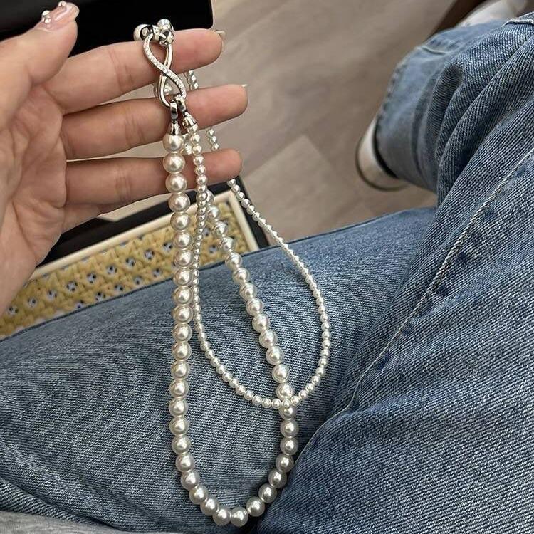 Akoya Gray Pearl Double-Strand Choker with Figure-8 Clasp