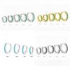 Luxury Zircon Diamond-Studded Circle Hoop Earrings
