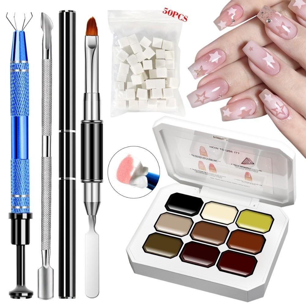 Sponge pentru Nail Art Foarte Saturat Gel cu Pigment Culoare 4/9/12 Culori pentru Unghii DIY Nail Art