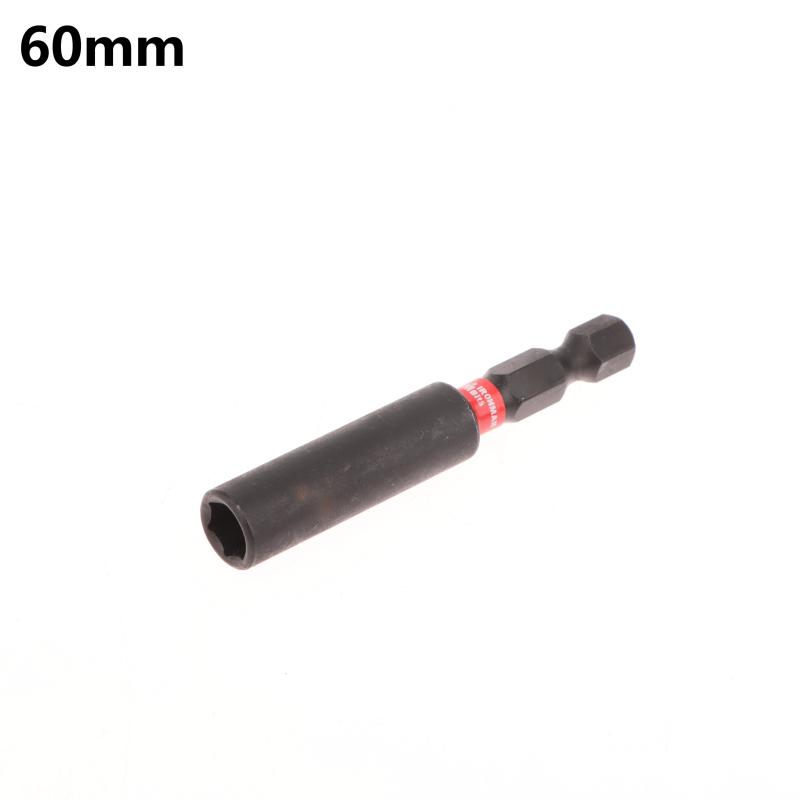 Nárazový magnetický držák prodlužovacího bitu Černý 60 mm/1/4" Šestihran Odolný proti rzi Odolné Příslušenství nářadí