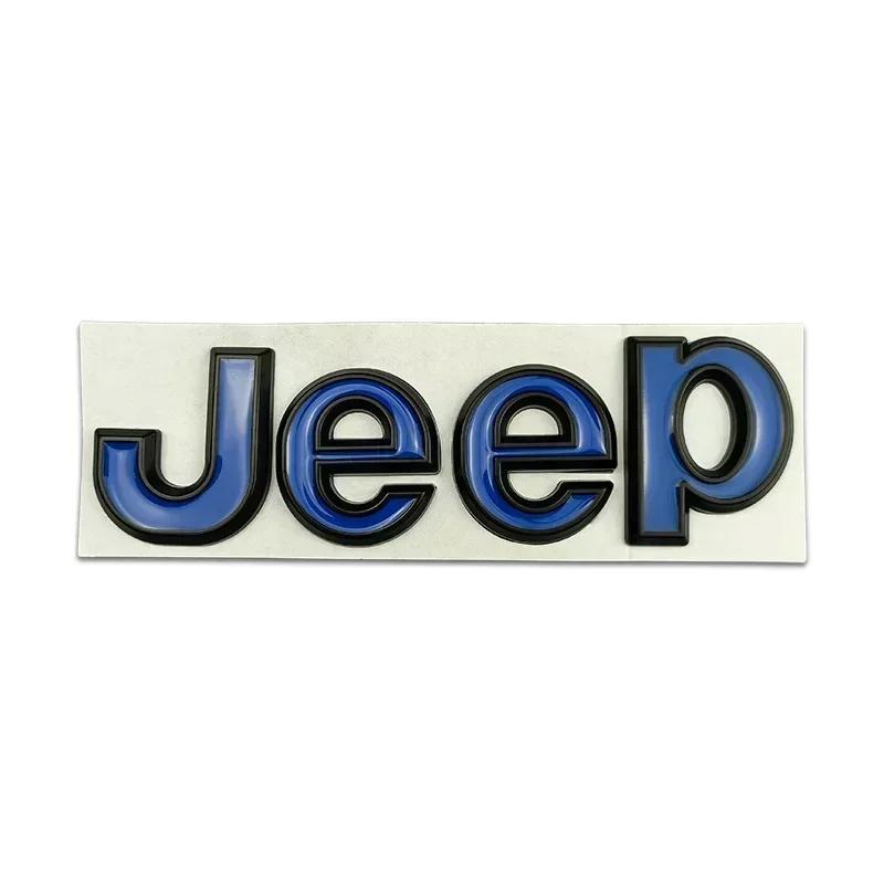 Metal Car Front Trunk Logo Emblem Sticker for JEEP Liberty Compass Wrangler Tj Jk Jl Grand Cherokee Commander Renegade Patriot
