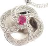no brand  Necklace K18 white gold Women