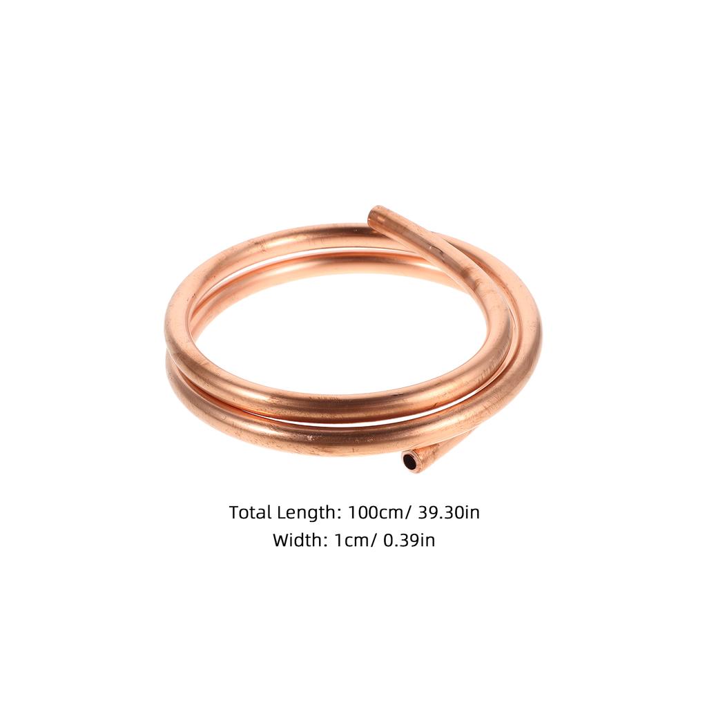 10Mm Od X 8Mm Meter Soft Copper Tube Coil Flexible For Hvac Ac Refrigeration Water Dispenser Solar Heater Industrial Grade