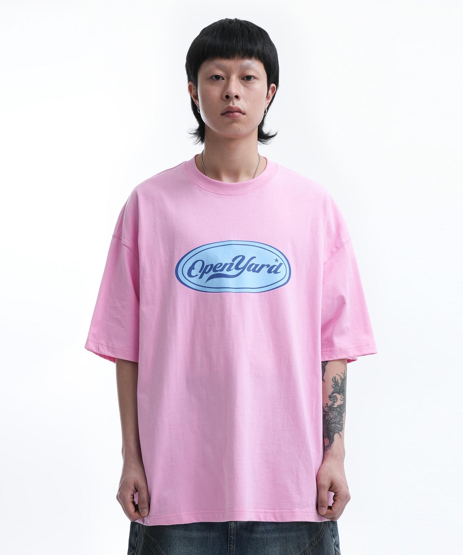 Oy Blue Patch T-Pink 2 Size
