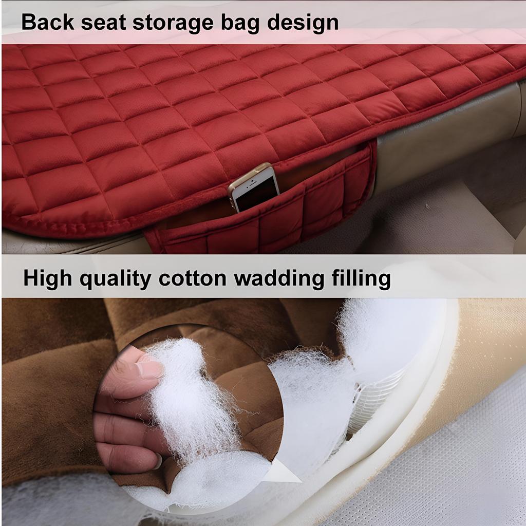 Husă Scaun Auto Perna Față Spate Anti-Alunecare Iarnă Protector Auto Covoraș Păstrează Cald Universal Potrivire Camion SUV Furgonetă