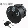 Ignition Switch 5 Terminals 3 Position Lawn Mower Starter Switch with Key 925-04228 for Craftsman
