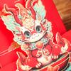 Foldable Lucky Money Bag Three-dimensional HongBao Cartoon Chinese New Year Red Packet  Kids