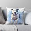 Poszewka na poduszkę kwadratowa Staffordshire Bull Terrier Poliester Len Aksamit Kreatywna Zamek Dekoracyjna Poszewka Pokrowiec na poduszkę samochodową 45X45