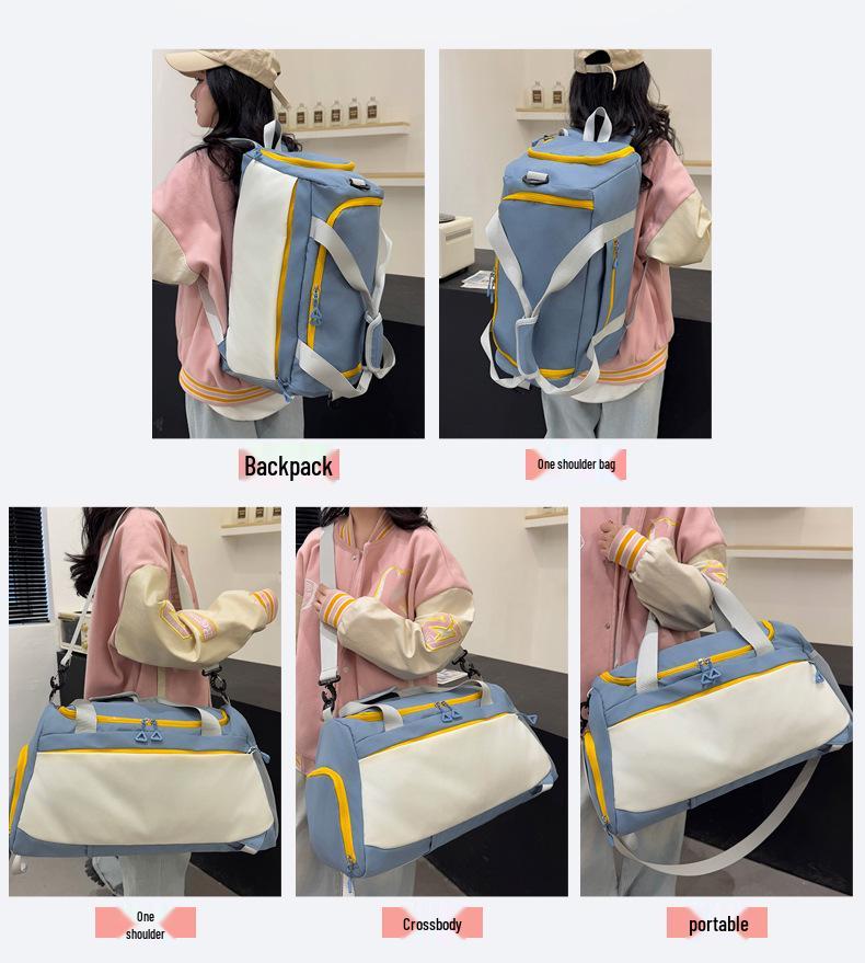 Multifunctional Wet-Dry Separation Fitness Tote – Large Capacity Travel and Storage Bag
