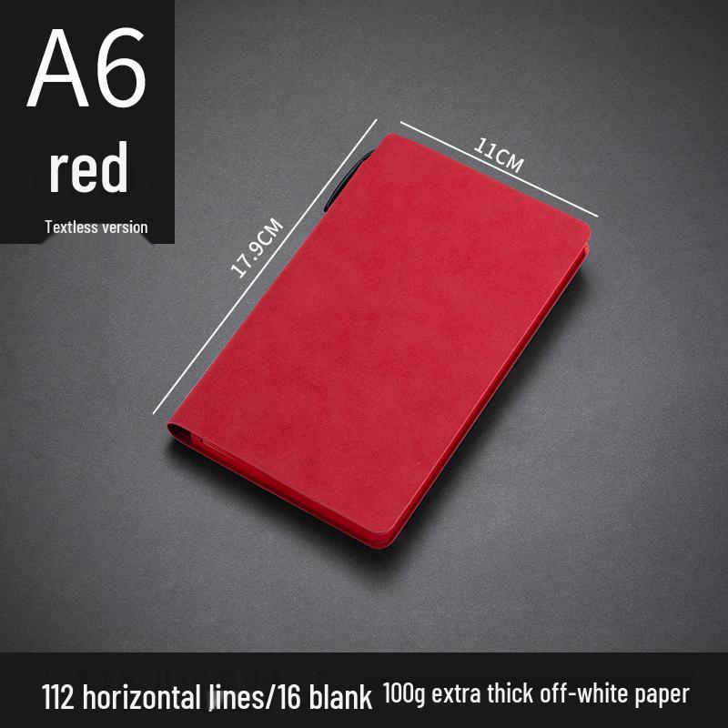 Customizable Sheepskin Notebook with Pen & Free Engraving - Company Logo 2025 Diary, A6/A5/B