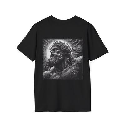 Greek Ouranos Graphic T-Shirt, Cool Unisex Tee, Artistic Design Top, Gift for Art Lovers, Streetwear Style, Casual Everyday Wear
